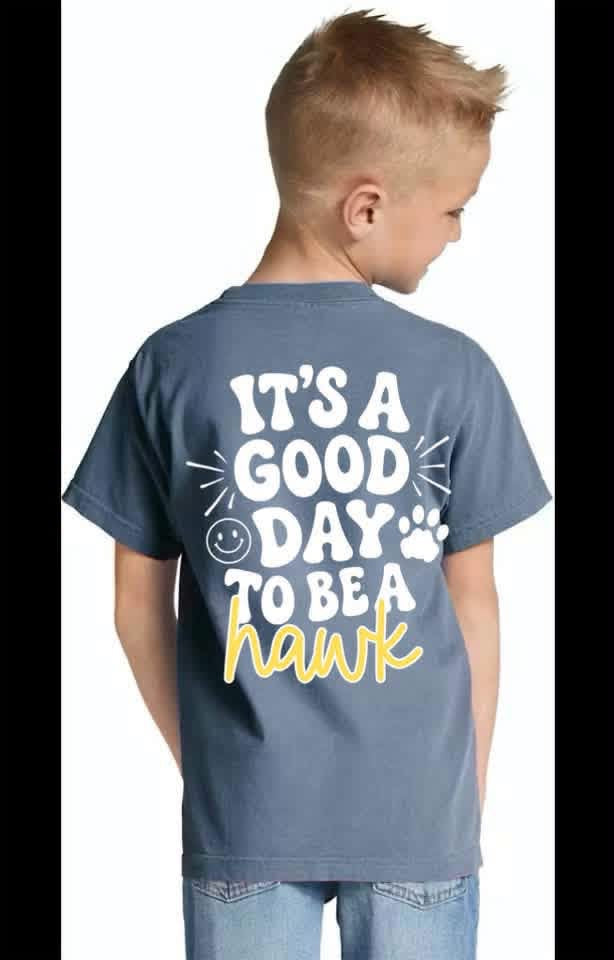 Pre-Order: It’s a Good Day to be a Hawk on Denim Tee