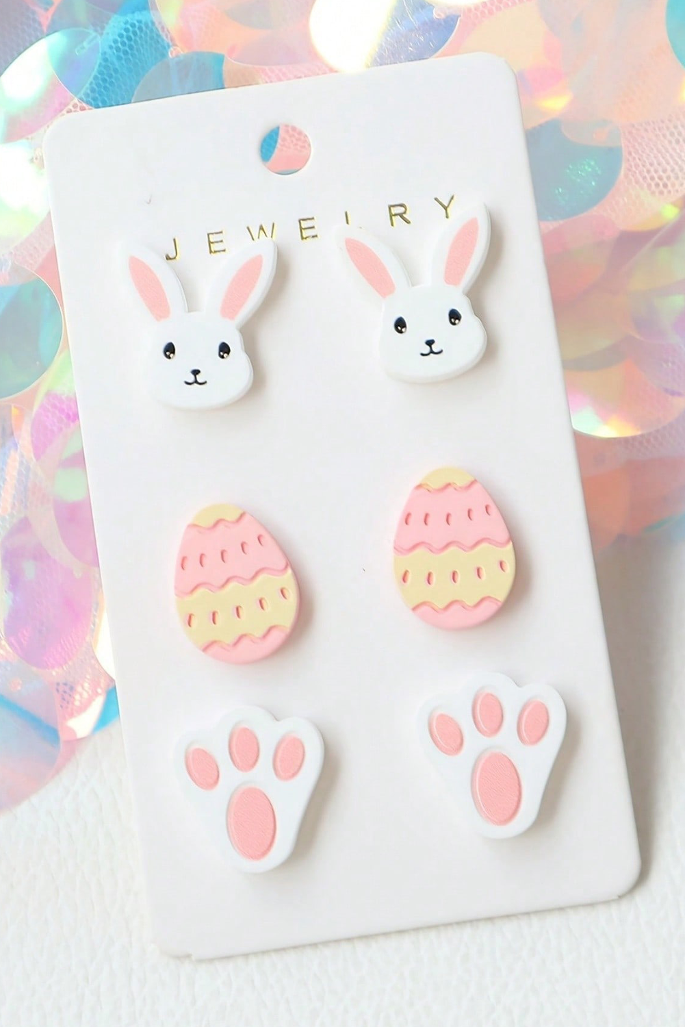 Happy Easter Day Cute Earrings {RTS}