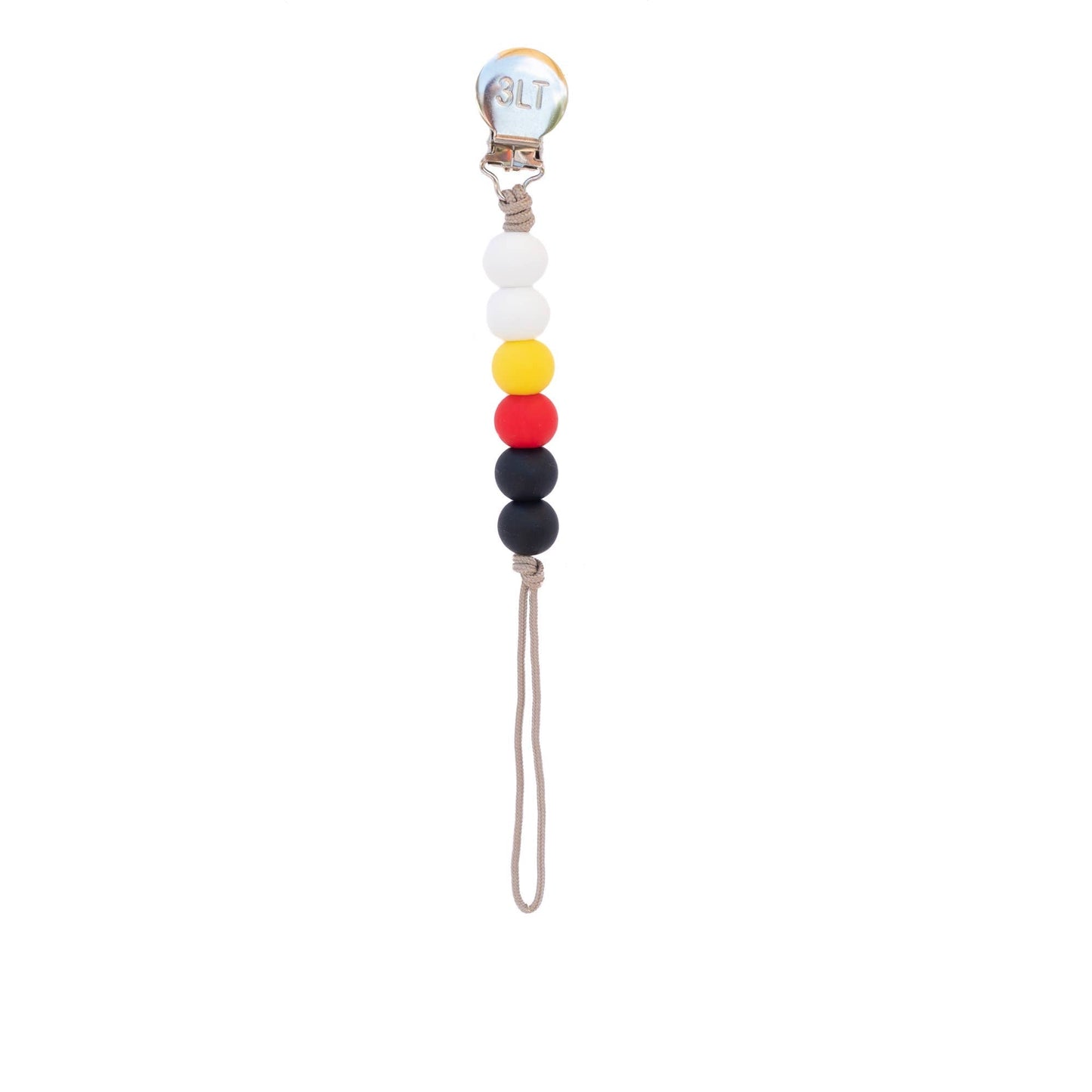 Silicone Bead Pacifier Clip: Select Color - Salt Threads