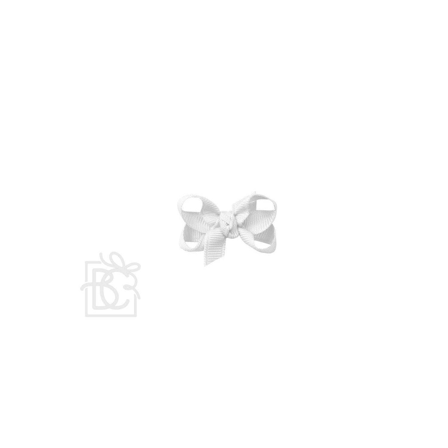 SIGNATURE GROSGRAIN BOW ON CLIP: BROWN / 6.5" Jumbo - 2.25" Ribbon on Lg. Alligator Clip