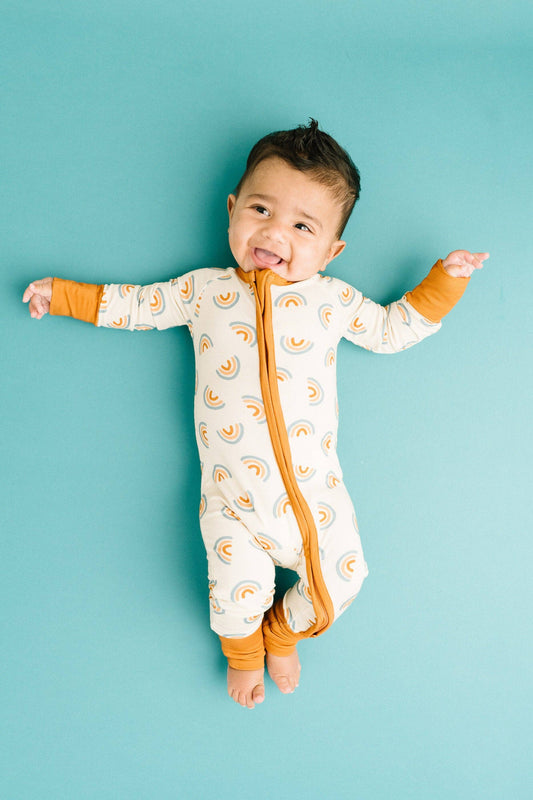 Boho Rainbow Bamboo Sleeper {RTS} - Salt Threads