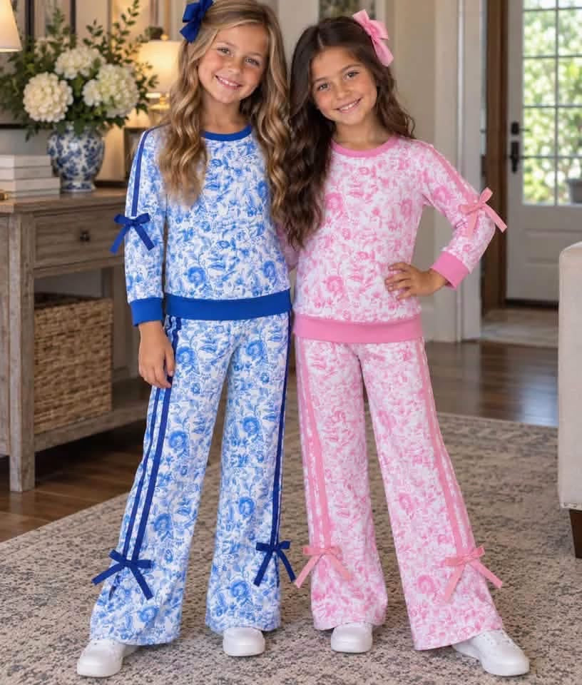 Pre-Order: Floral Bow Lounge Set