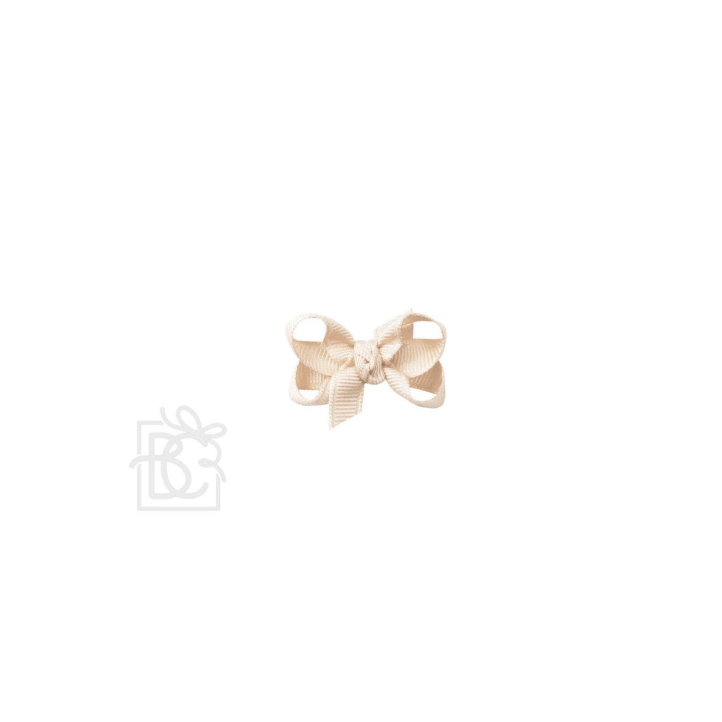 SIGNATURE GROSGRAIN BOW ON CLIP: BROWN / 6.5" Jumbo - 2.25" Ribbon on Lg. Alligator Clip