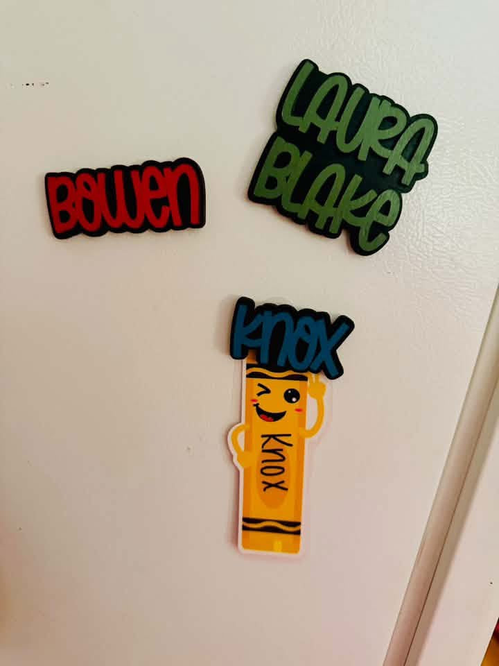 Pre-Order: Name Magnets Round 2
