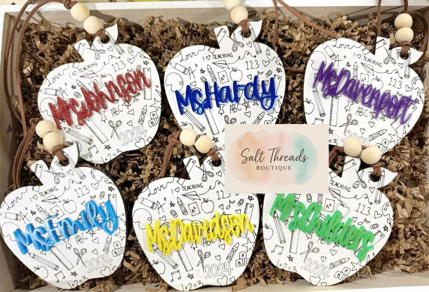 Pre-Order: Custom Teacher ornaments