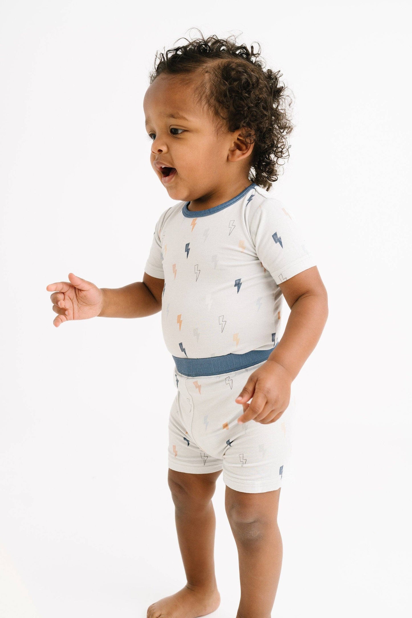 Baby Bolts Bamboo Shorts Set {RTS}