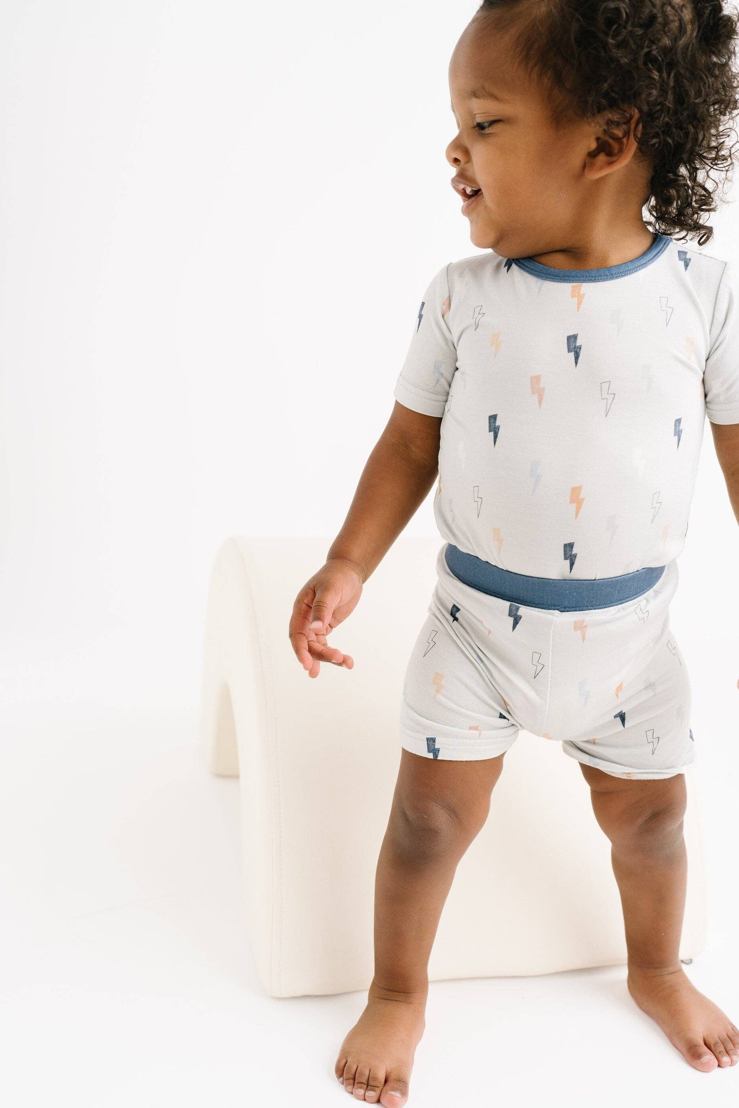Baby Bolts Bamboo Shorts Set {RTS}