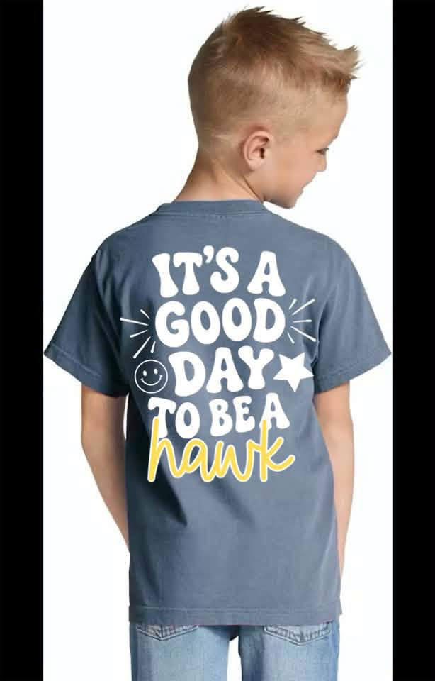 Pre-Order: It’s a Good Day to be a Hawk on Denim Tee