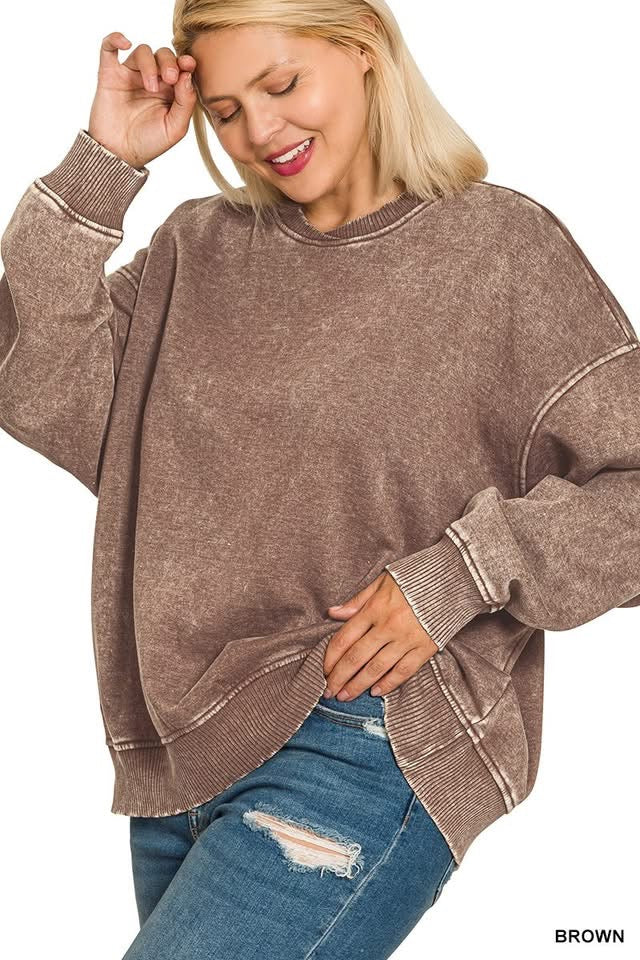 Pre-Order: Oversized Fleece Pullover