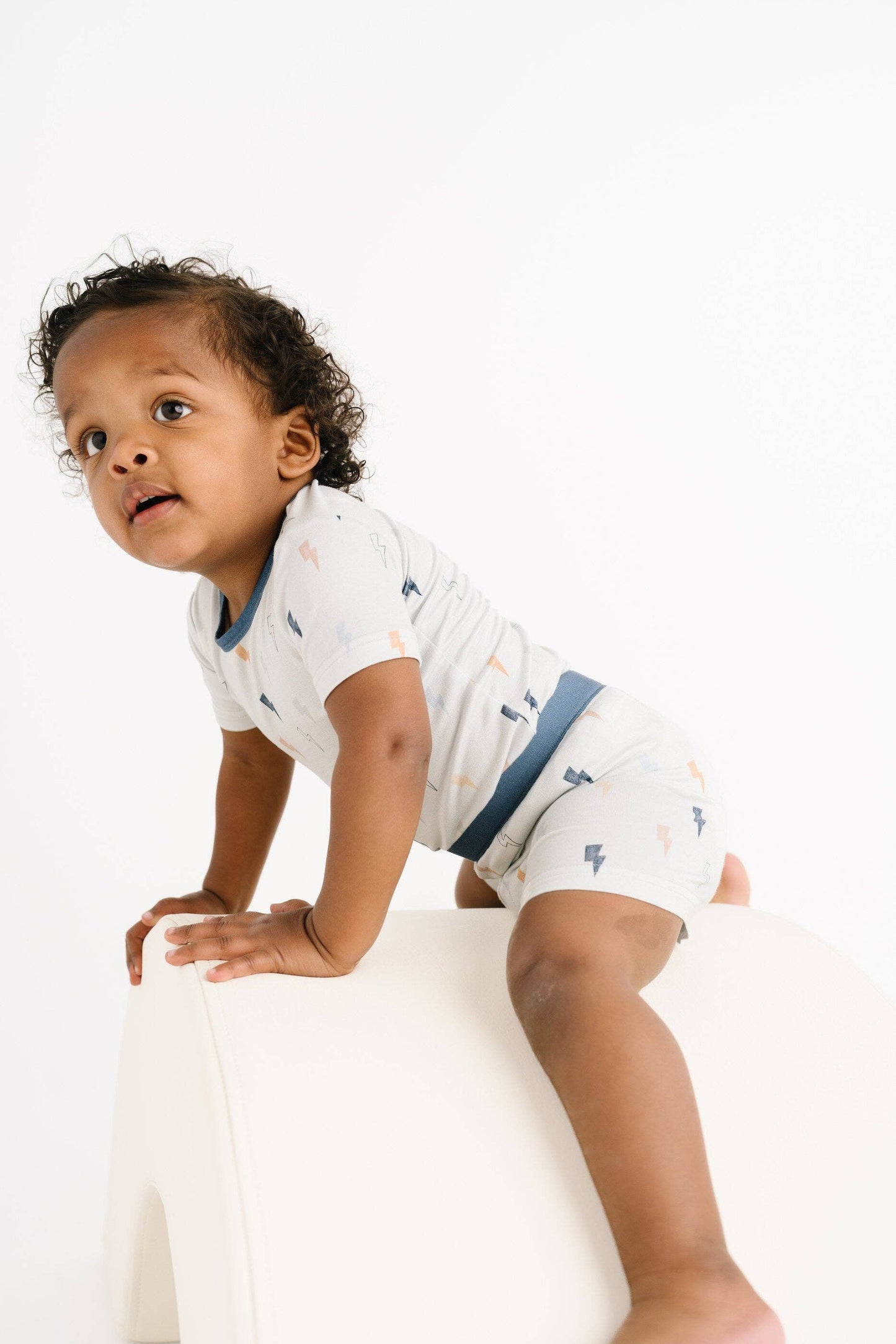 Baby Bolts Bamboo Shorts Set {RTS}