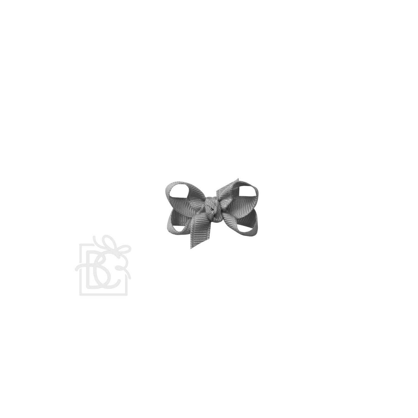 SIGNATURE GROSGRAIN BOW ON CLIP: BROWN / 6.5" Jumbo - 2.25" Ribbon on Lg. Alligator Clip