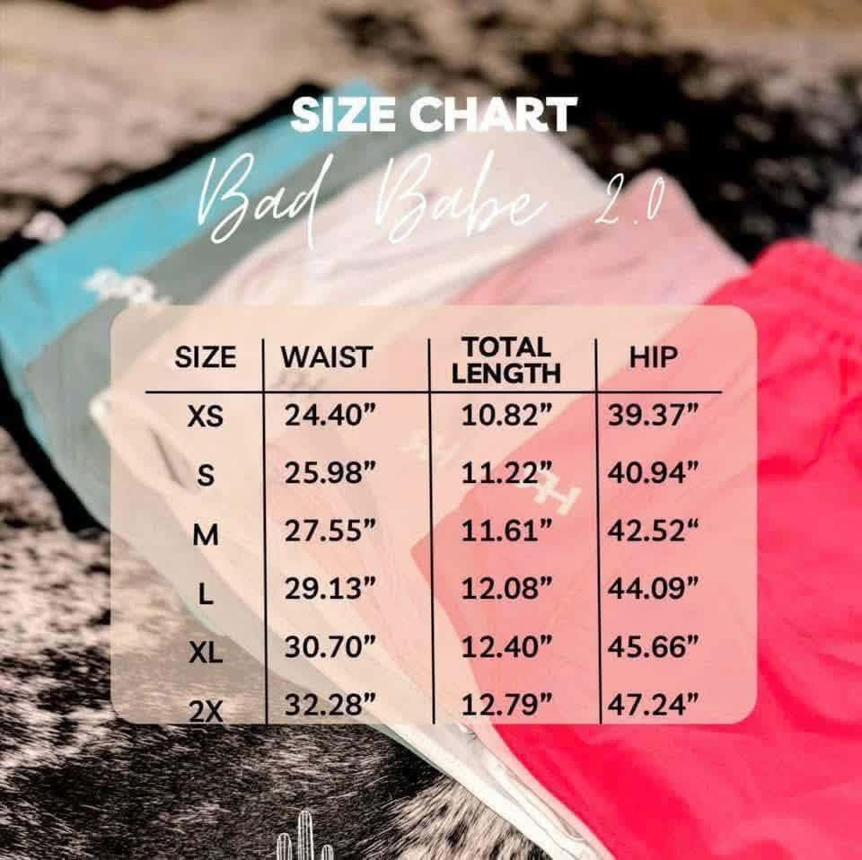 Pre-Order: BAD BABE SHORTS
