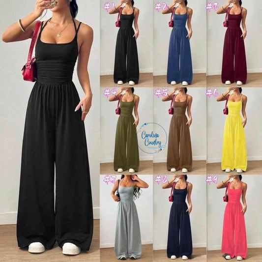 Pre-Order: EVERYDAY ELEGANCE WIDE LEG JUMPSUIT