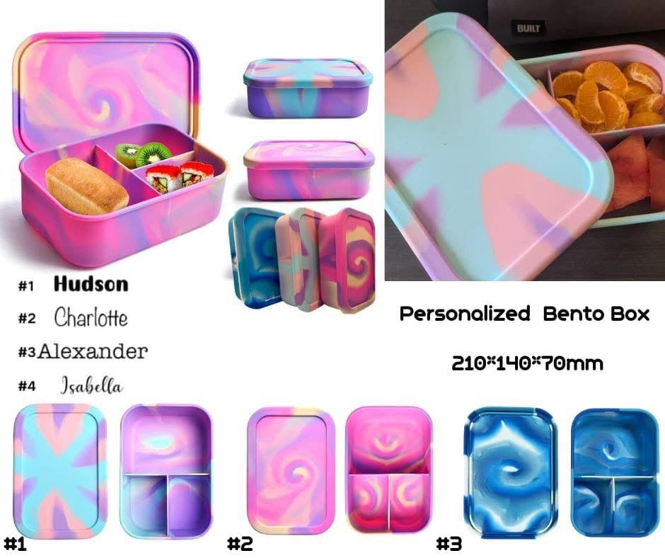 Pre-Order: Personalized Tie Dye Bento Box