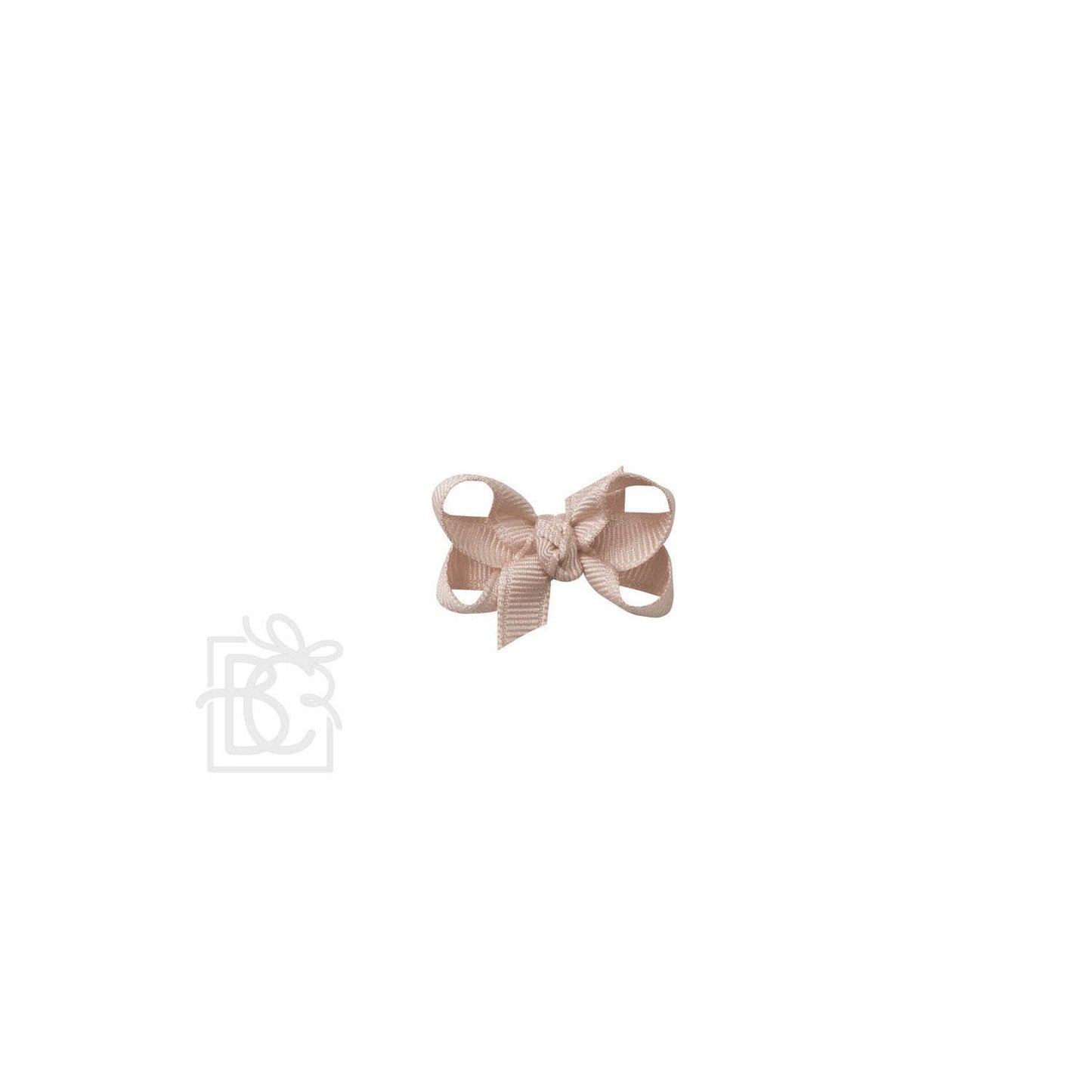 SIGNATURE GROSGRAIN BOW ON CLIP: BROWN / 6.5" Jumbo - 2.25" Ribbon on Lg. Alligator Clip