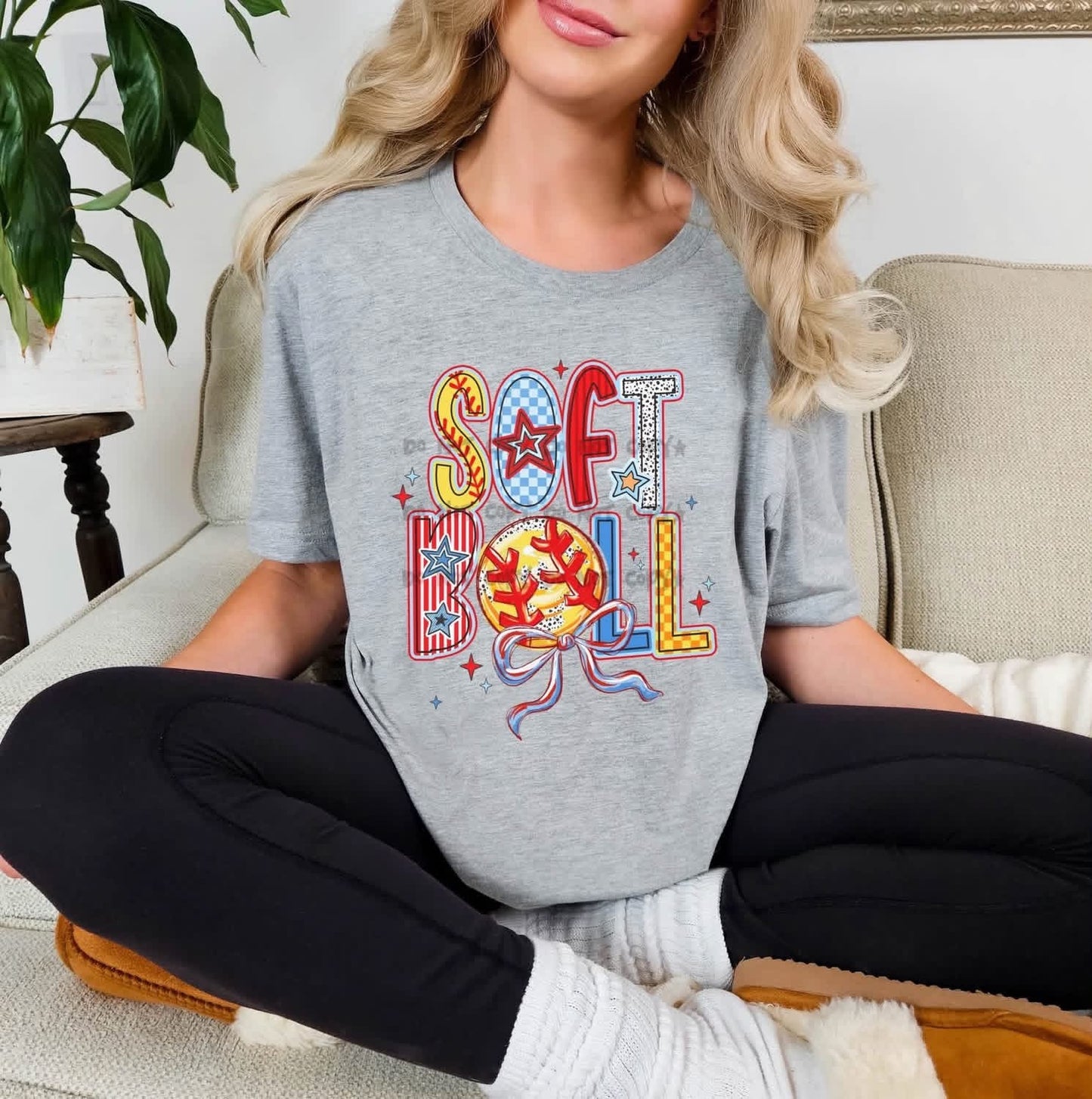 Pre-Order: Softball Series. Colorful Softball