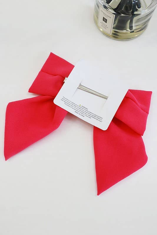 Double Layer Classy French Bow Alligator Clips {RTS}