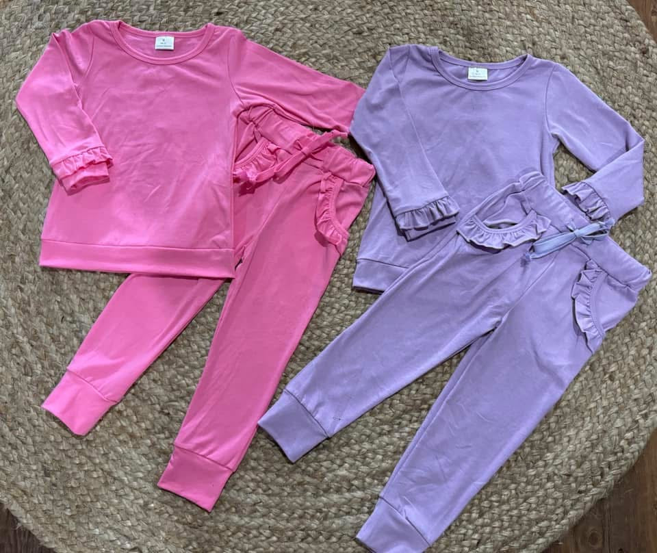 Girls Pullover and Jogger Sets {RTS}