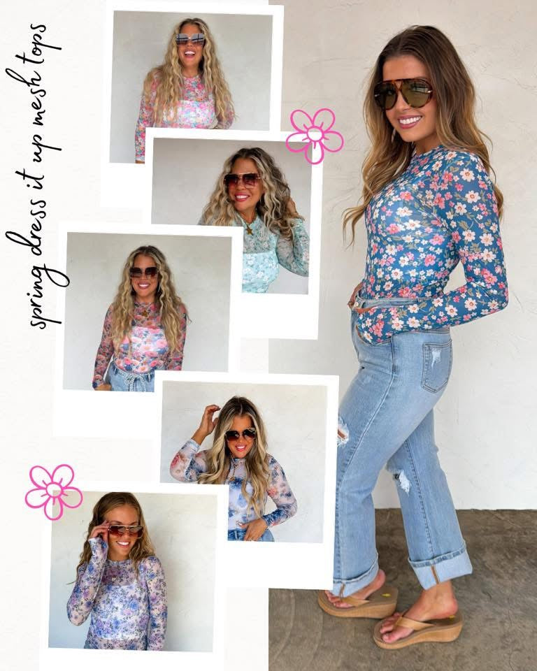 LIMITED Pre-Order: Spring Dress it up Mesh Tops