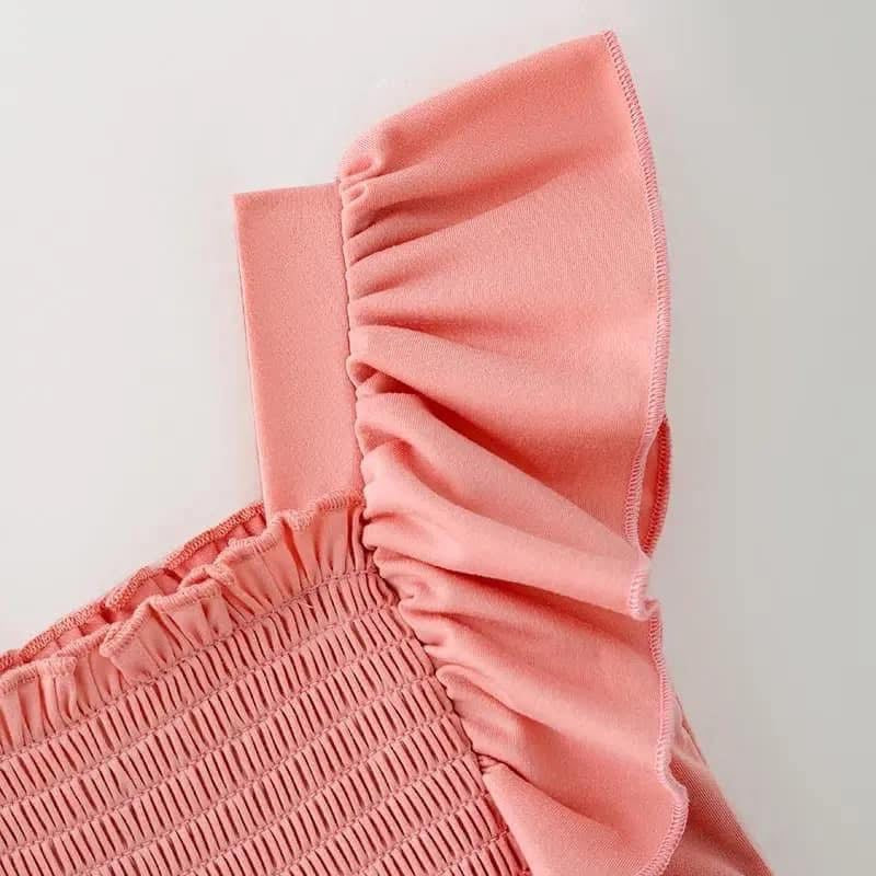 Smocked Ruffle Dress 👗 {RTS}