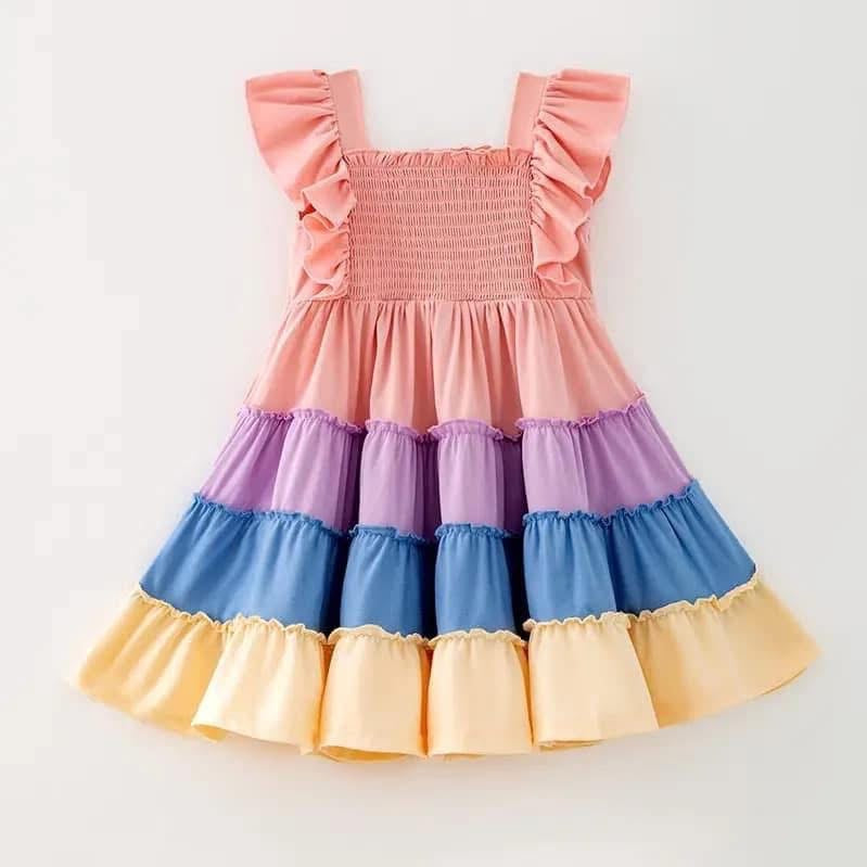 Smocked Ruffle Dress 👗 {RTS}