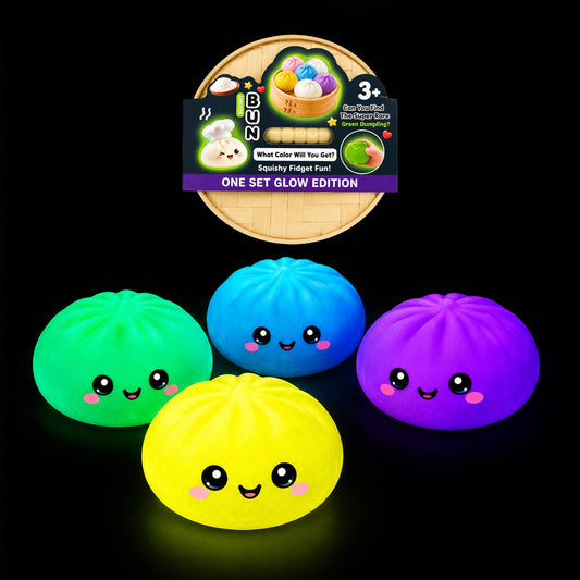 Ready to Ship: Glow-in-the-Dark Dumpling Squishy Mystery - Salt Threads