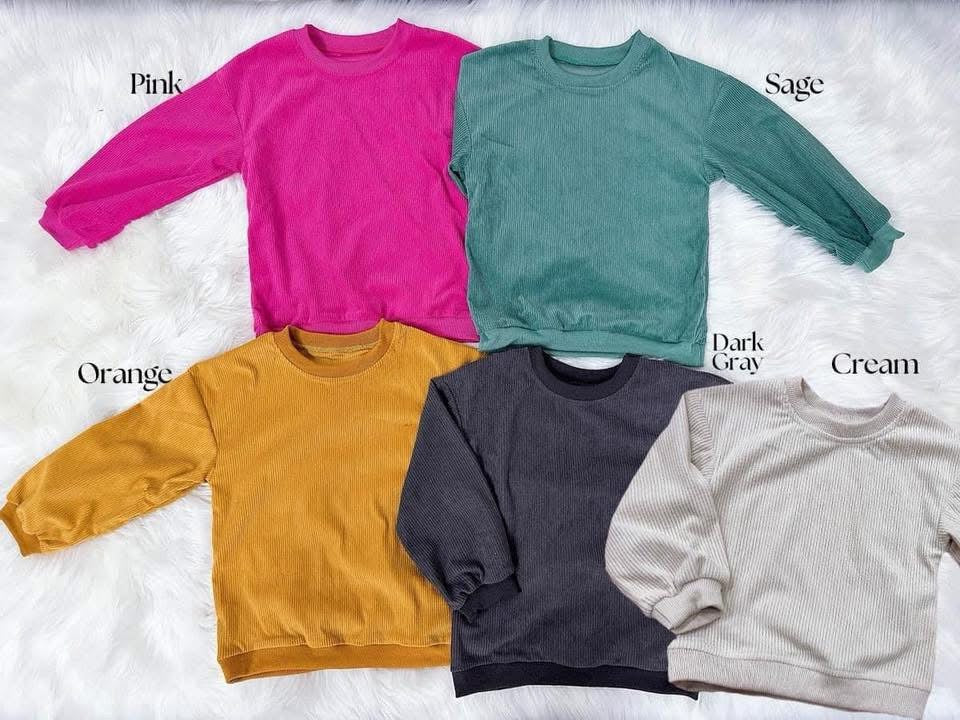 Mommy and Me Corded Pullover (RTS)