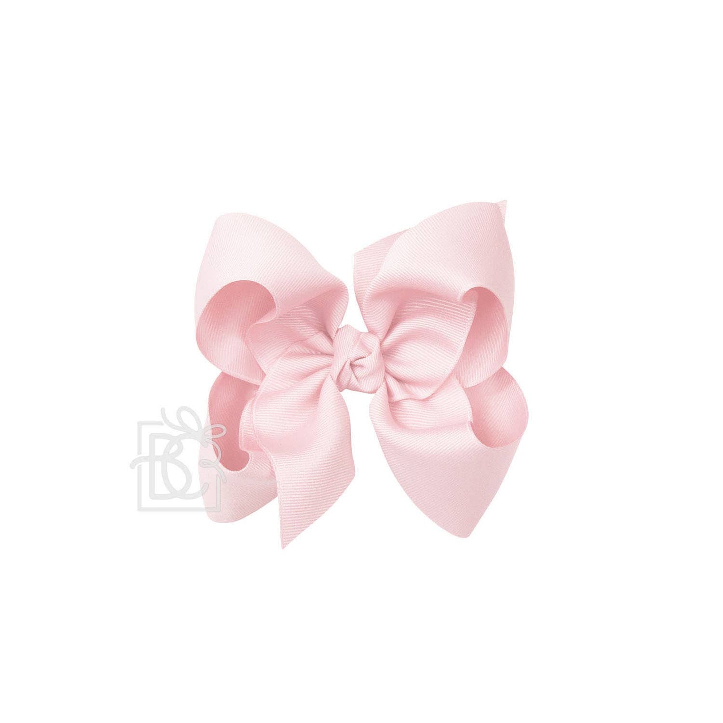 SIGNATURE GROSGRAIN BOW ON CLIP: BROWN / 6.5" Jumbo - 2.25" Ribbon on Lg. Alligator Clip