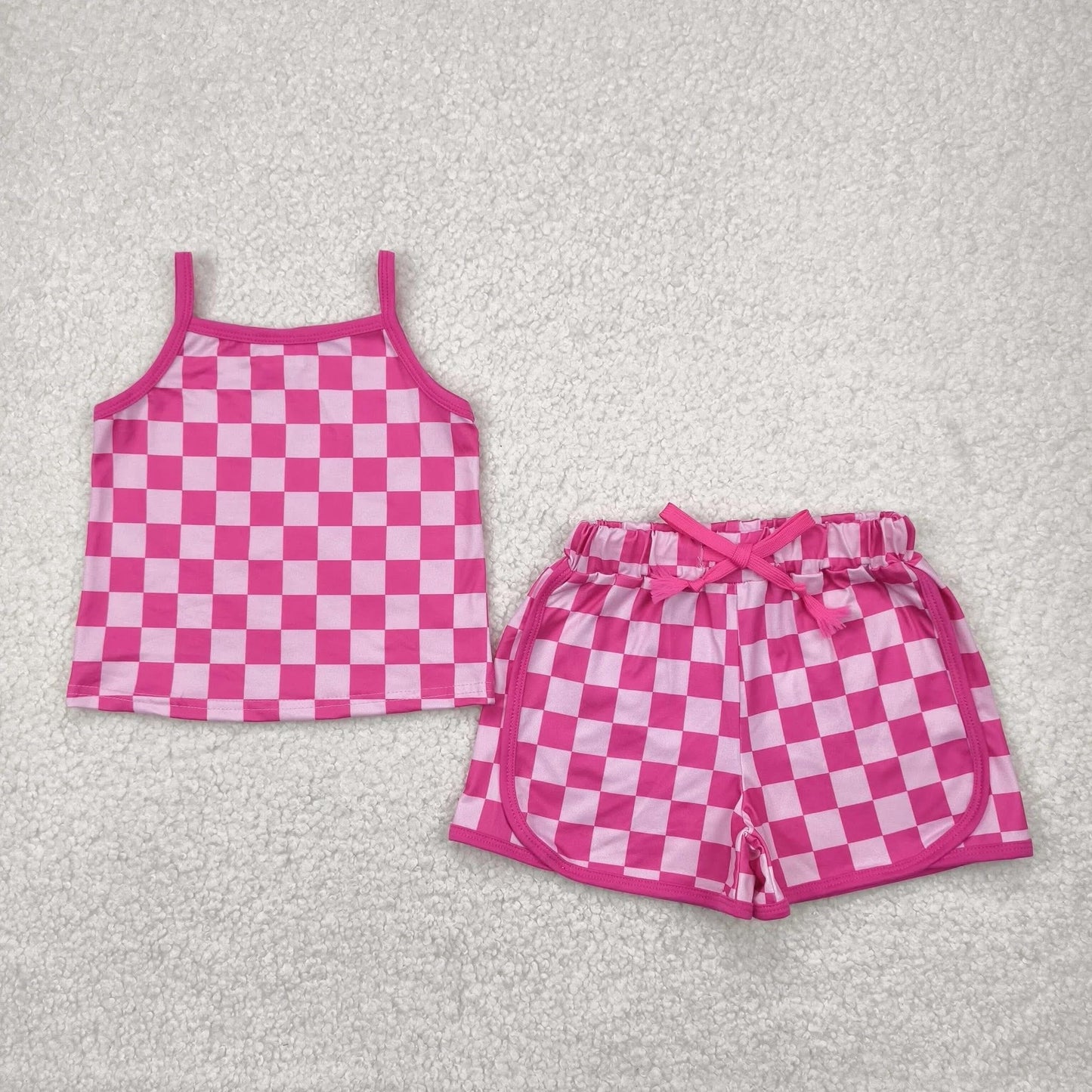 Checked Tank & Shorts Set Round 2 {PREORDER}