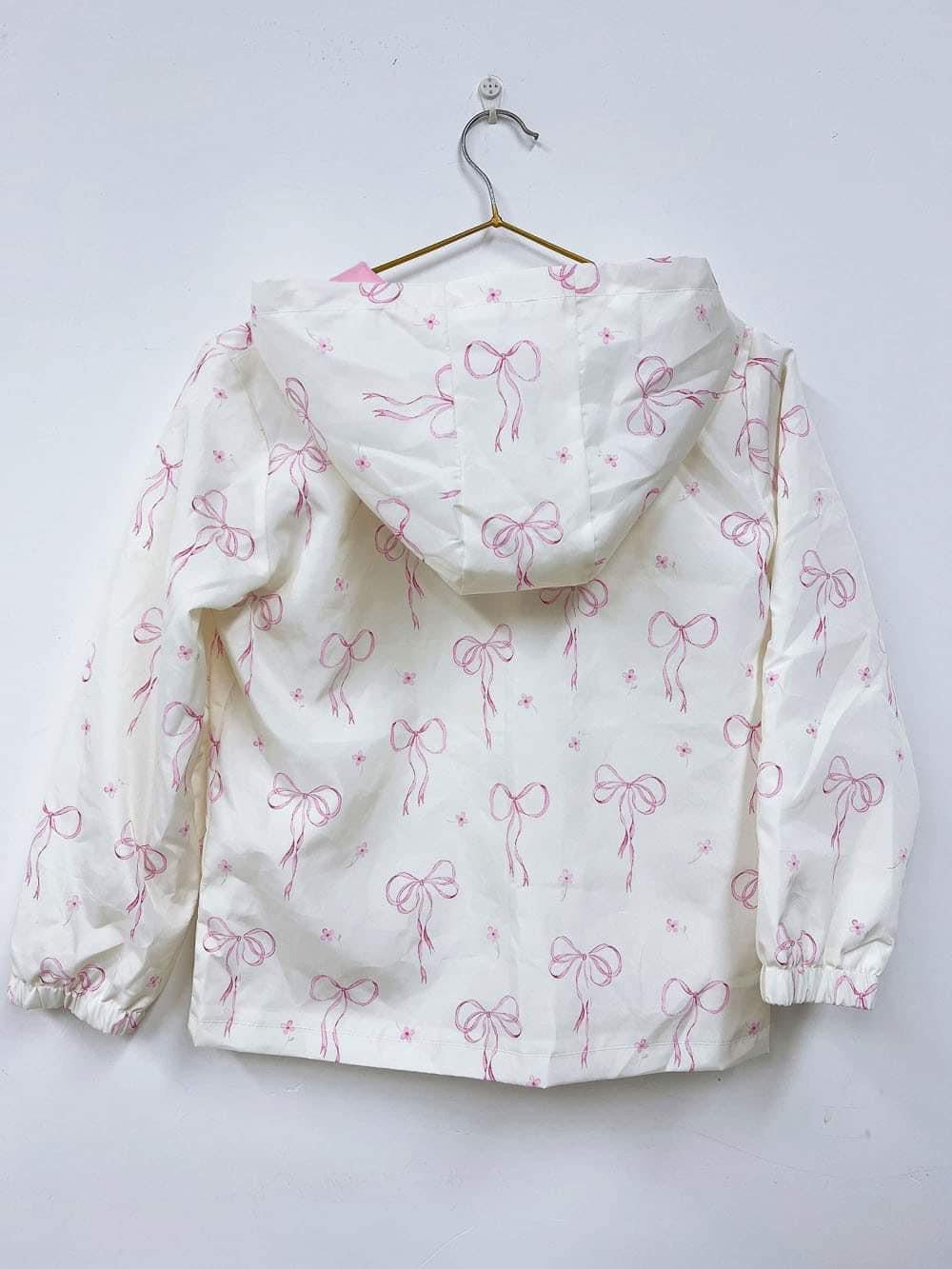 Bow Print Windbreaker {RTS}