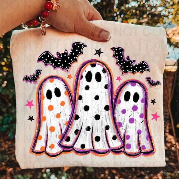Pre-Order: Halloween Tees Ghost Trio