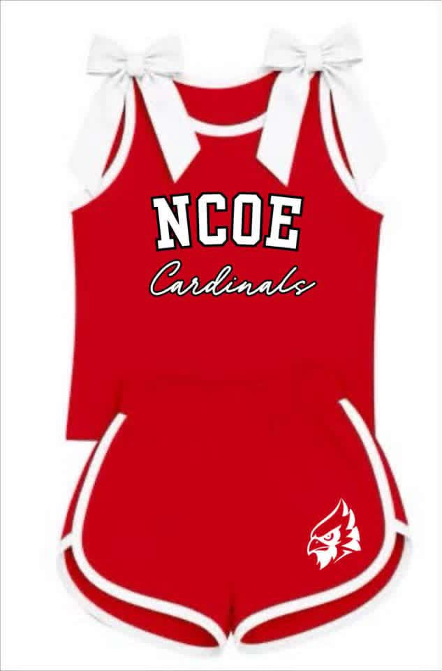 Pre-Order: Yoga Tank & Shorts Set NCOE Red
