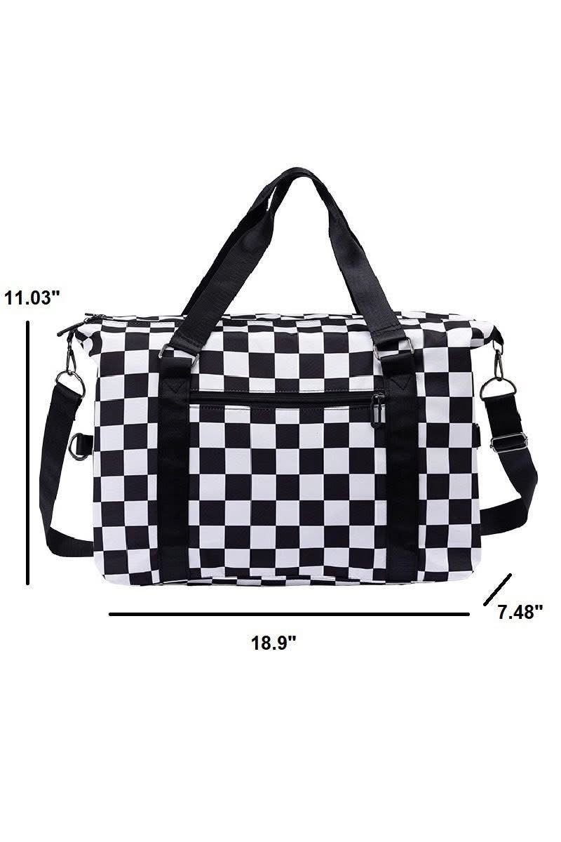 Pre-Order: Checkered Duffle Bag