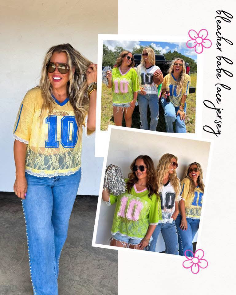 Pre-Order: Bleacher Babe Lace Jersey