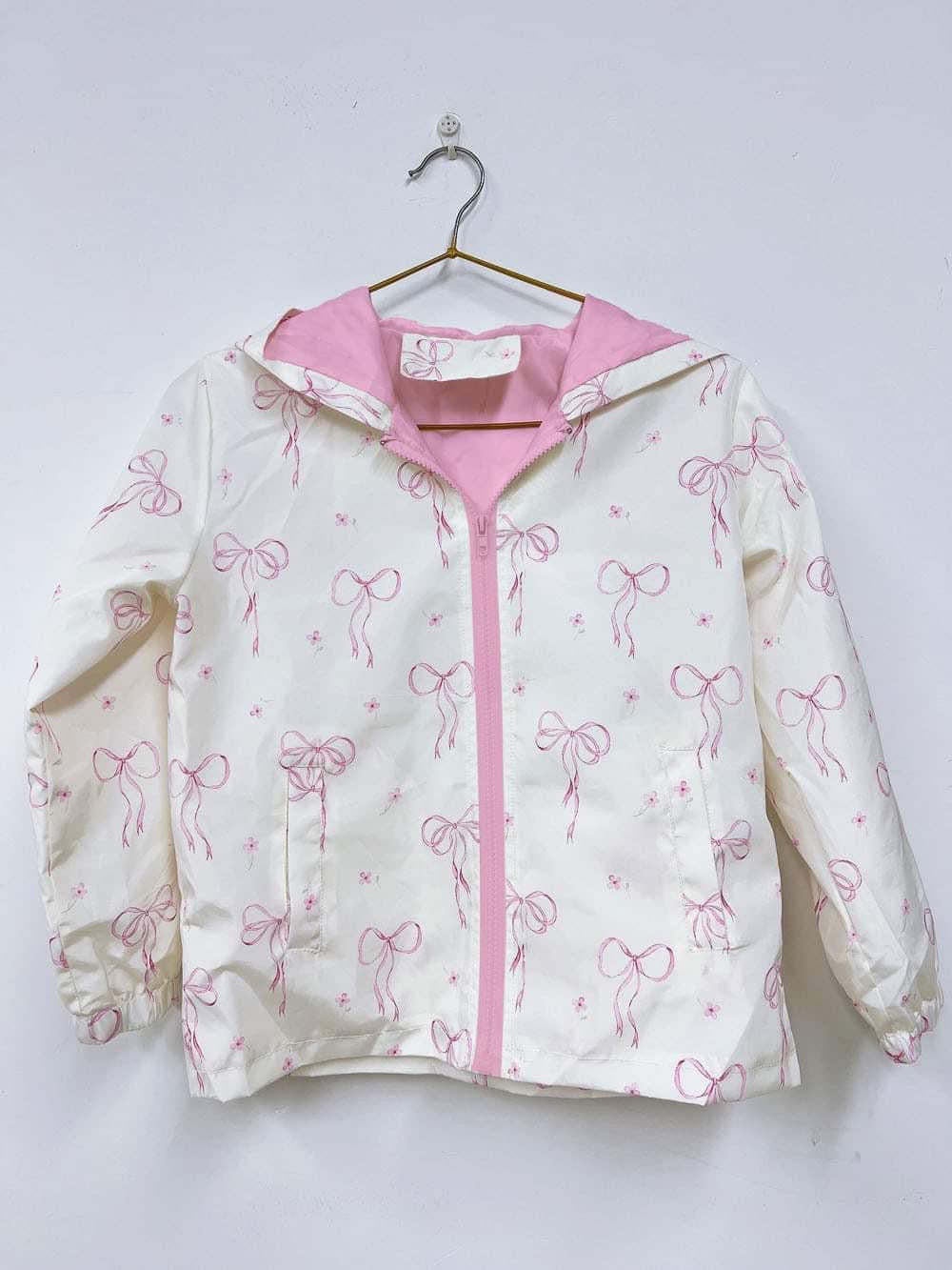 Bow Print Windbreaker {RTS}