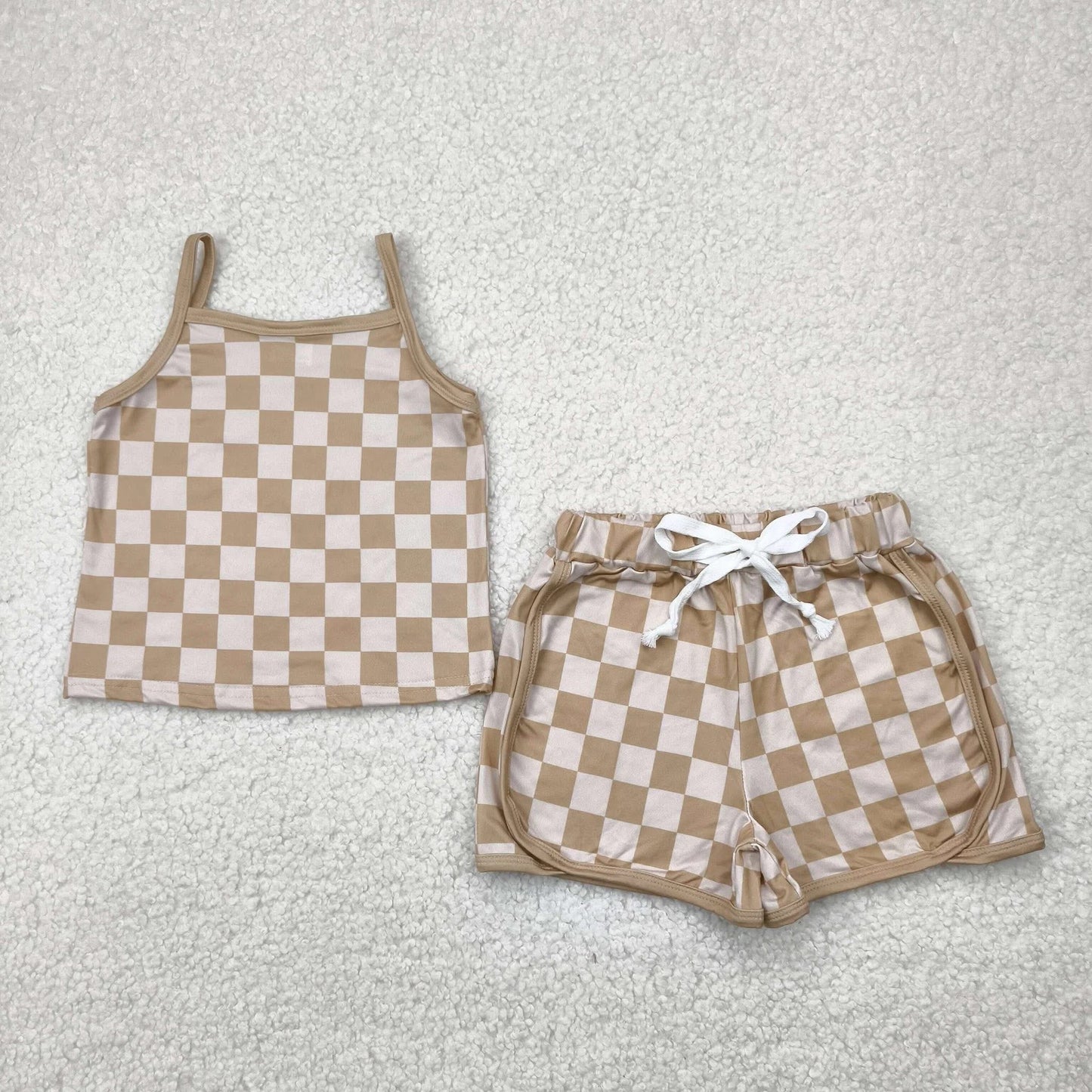 Checked Tank & Shorts Set Round 2 {PREORDER}