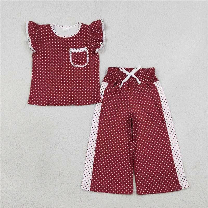 Pre-Order: Polka Dot Wide Leg & Tank Sets