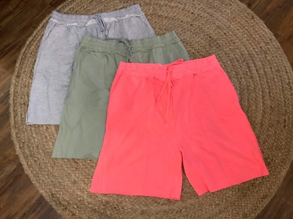 Zenana Drawstring Shorts {READY TO SHIP}