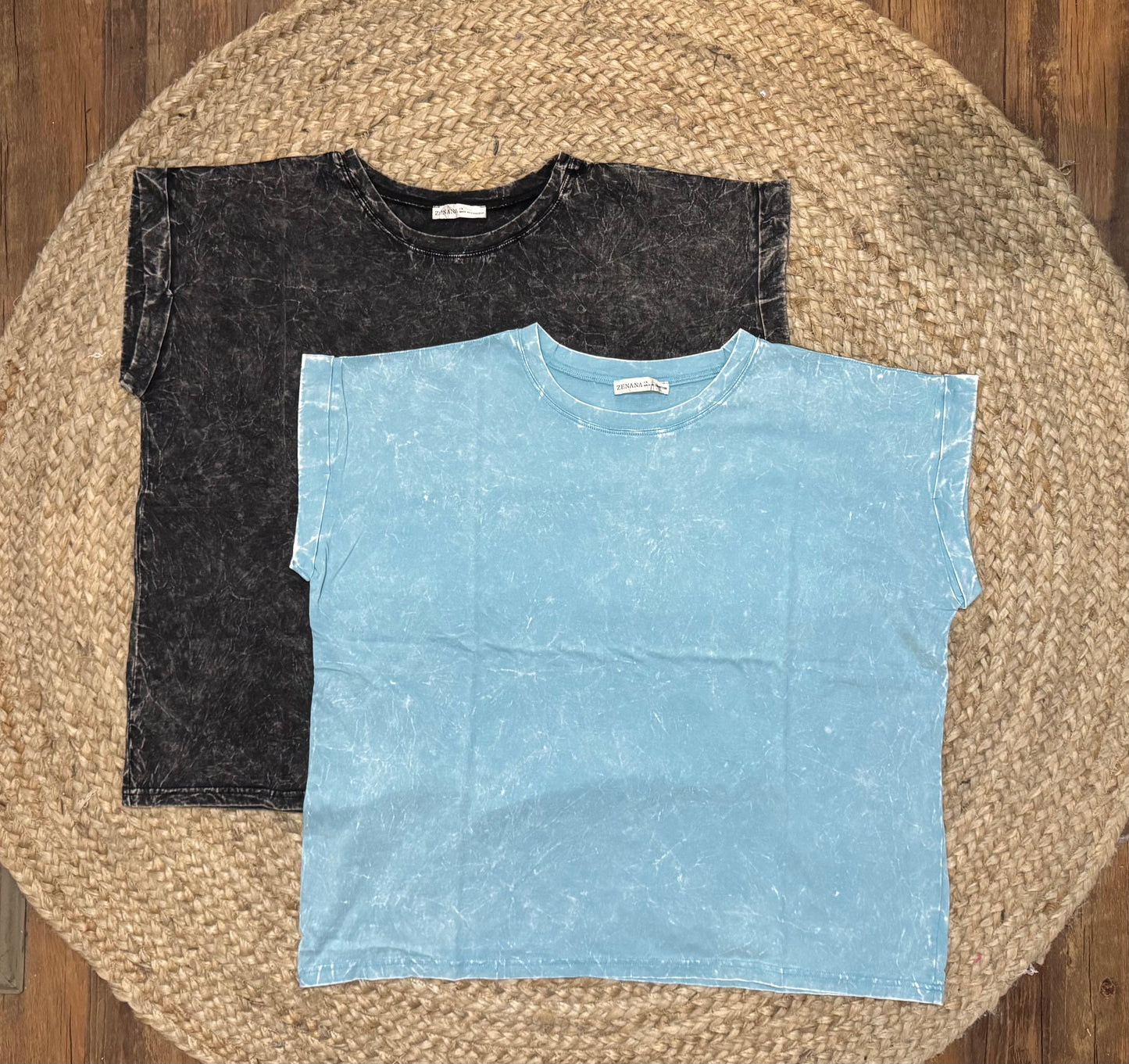 ⭐️ Crinkle Washed Short Sleeve Tee {RTS}⭐️