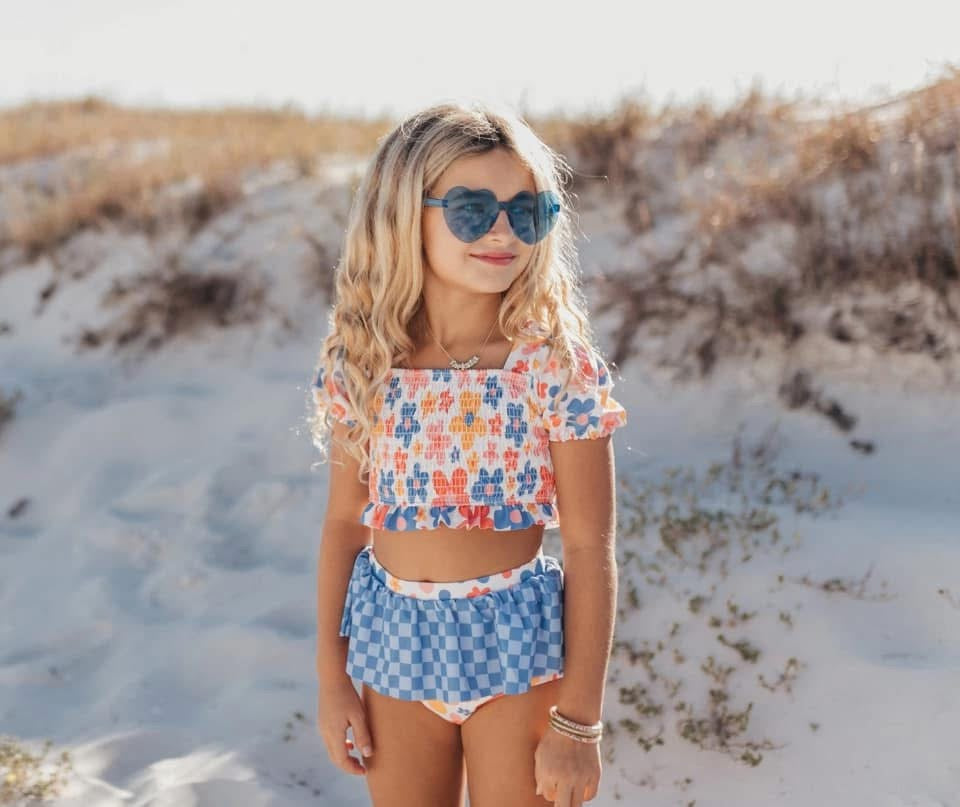 Daisy Skirted Swim {RTS}