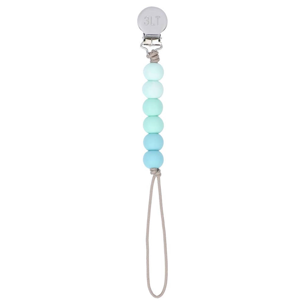 Silicone Bead Pacifier Clip: Select Color