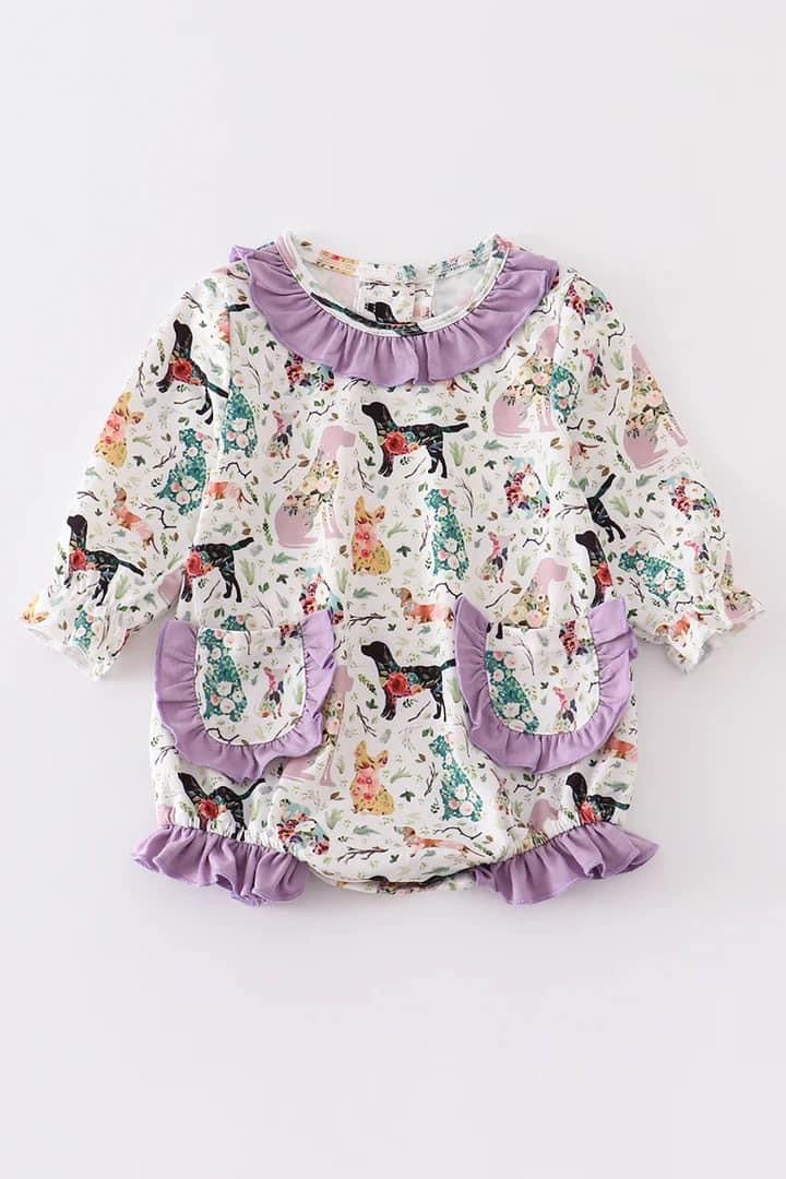 Puppy Pals Set or Romper {RTS}