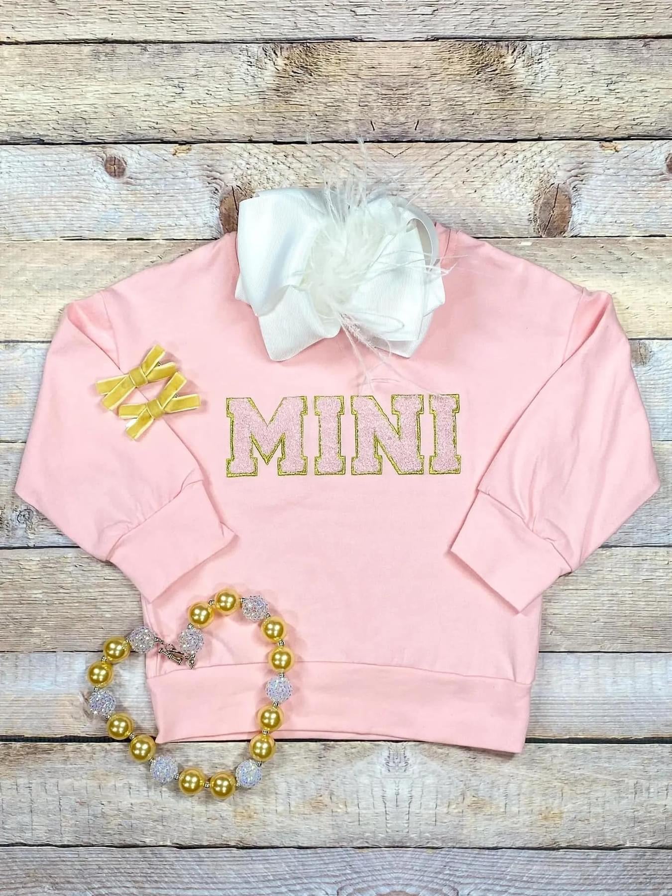 Mama and Mini Pink Pullover {RTS}