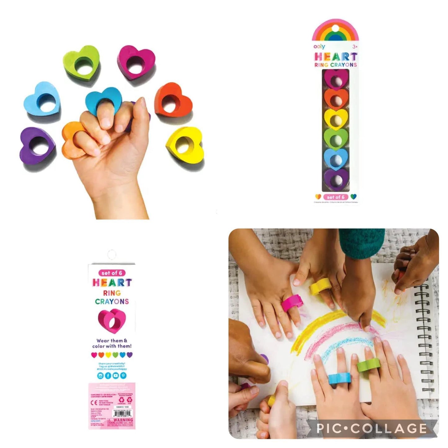Heart Ring Crayons {Ready to Ship}