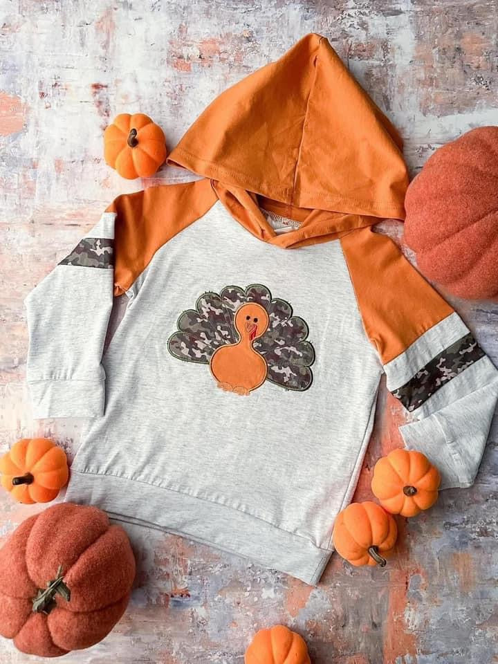 Camo Turkey Hoodie {RTS}