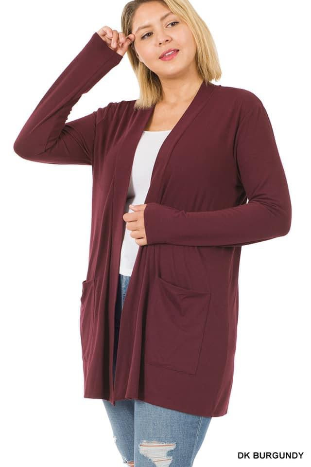 Slouchy Pocket Open Cardigan {Ready to Ship}