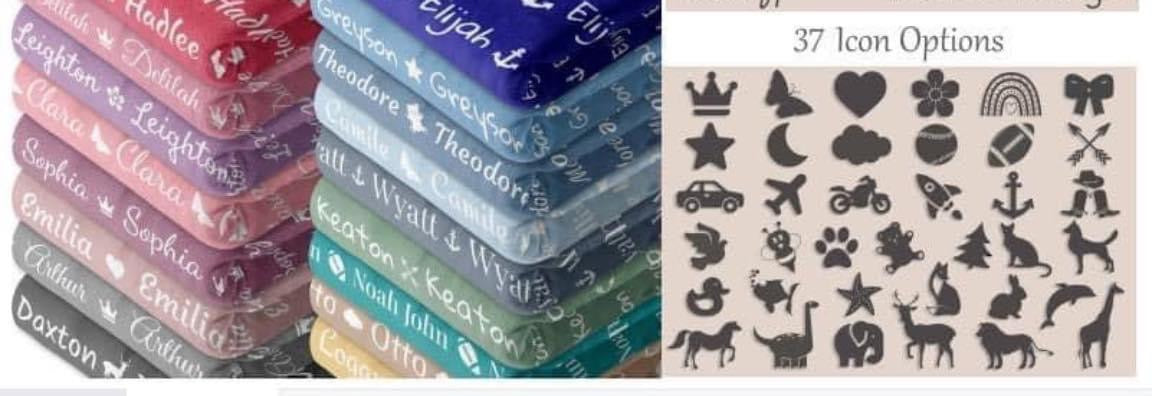 Pre-Order: Personalized Fleece Blankets Round 28