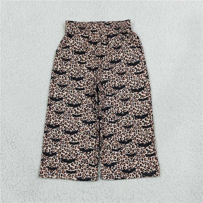 Ready to Ship: Wide Leg Halloween Bat Pants