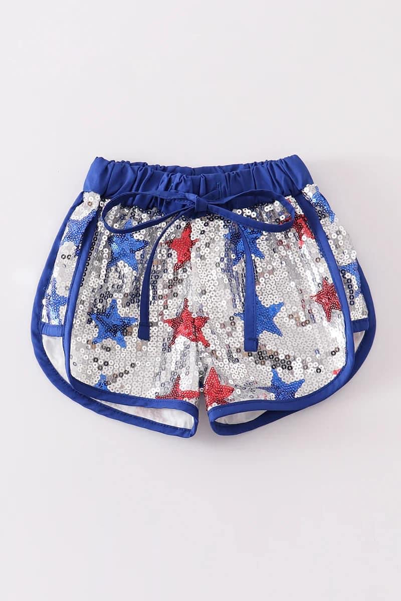 Sequin Star Shorts {RTS}
