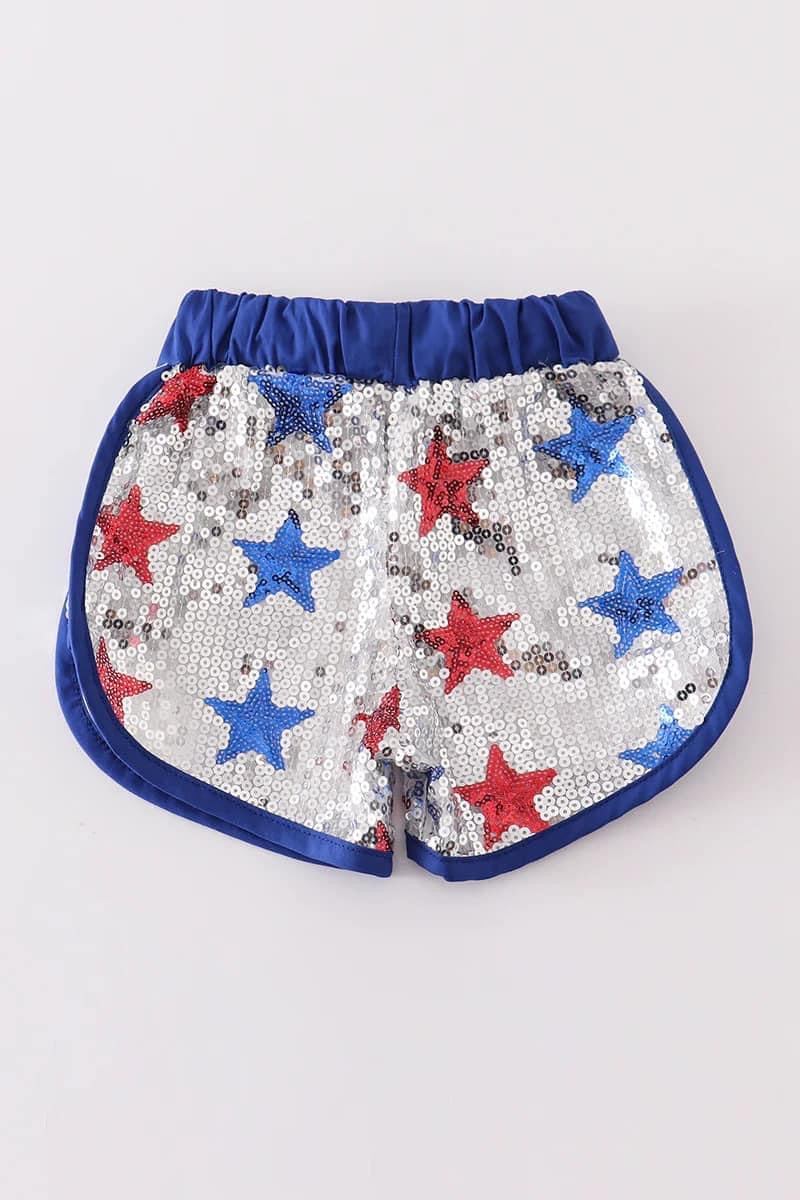 Sequin Star Shorts {RTS}